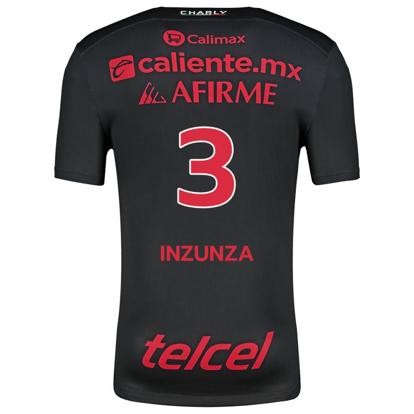 Uomo Maglia Rafael Fernández #3 Nero Rosso Kit Gara Home 2024/25 Maglietta