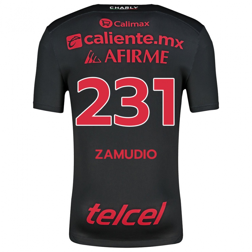 Uomo Maglia Irwin Zamudio #231 Nero Rosso Kit Gara Home 2024/25 Maglietta