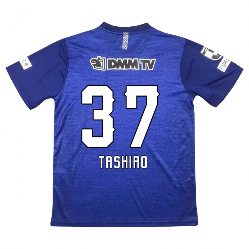 Uomo Maglia Masaya Tashiro #37 Blu Scuro Kit Gara Home 2024/25 Maglietta