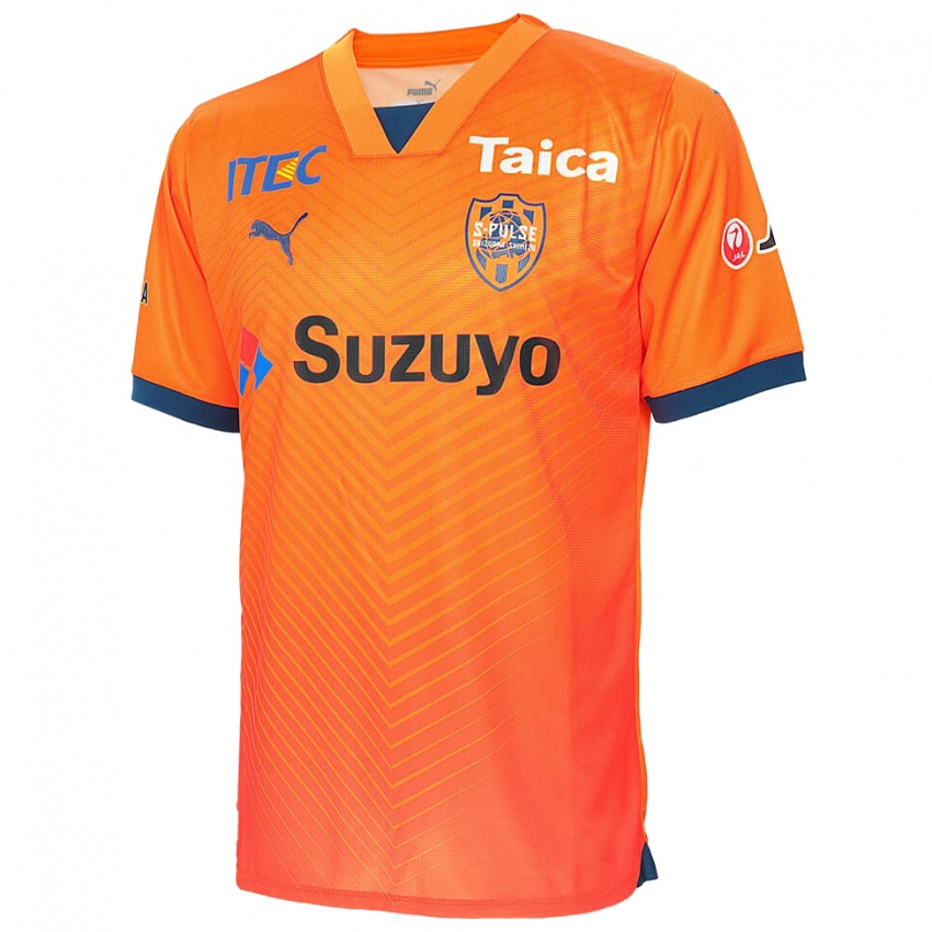 Uomo Maglia Yutaka Yoshida #28 Arancione Blu Kit Gara Home 2024/25 Maglietta