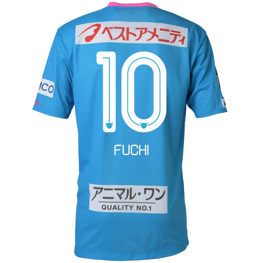 Uomo Maglia Fuchi Honda #10 Blu Rosa Kit Gara Home 2024/25 Maglietta