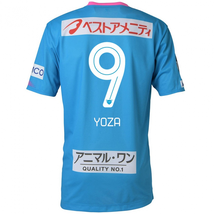 Uomo Maglia Tomomichi Yoza #9 Blu Rosa Kit Gara Home 2024/25 Maglietta