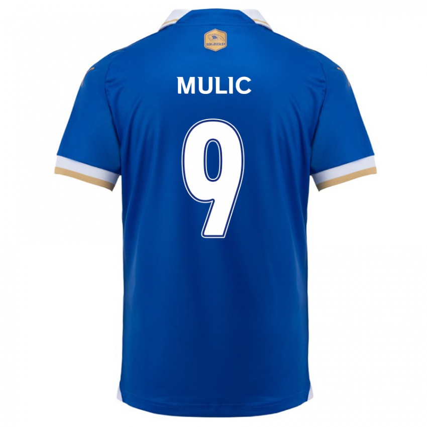 Uomo Maglia Fejsal Mulic #9 Blu Bianco Kit Gara Home 2024/25 Maglietta