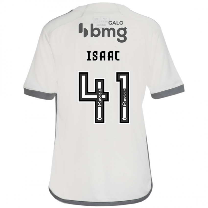 Uomo Maglia Isaac #41 Bianco Kit Gara Away 2024/25 Maglietta