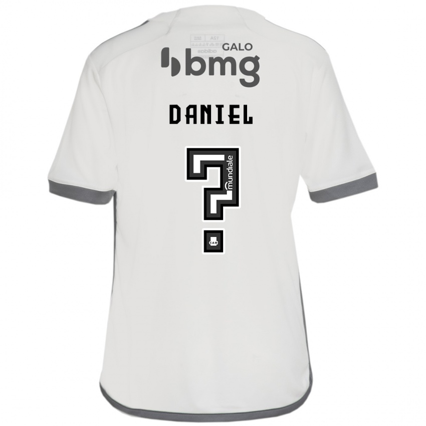 Uomo Maglia Lucas Daniel #0 Bianco Kit Gara Away 2024/25 Maglietta