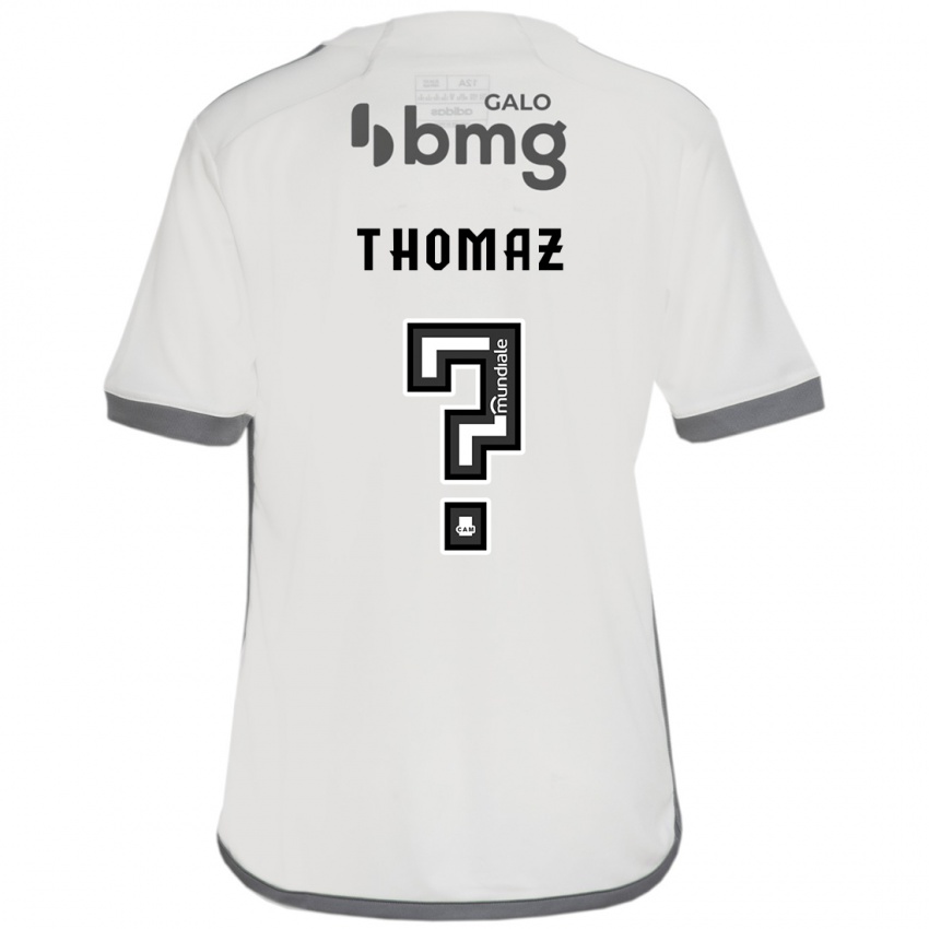 Uomo Maglia Thomaz #0 Bianco Kit Gara Away 2024/25 Maglietta