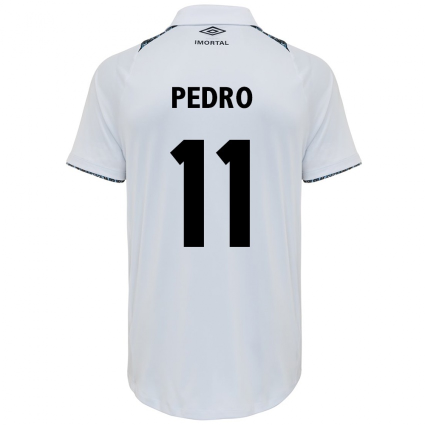 Uomo Maglia João Pedro #11 Bianco Blu Kit Gara Away 2024/25 Maglietta