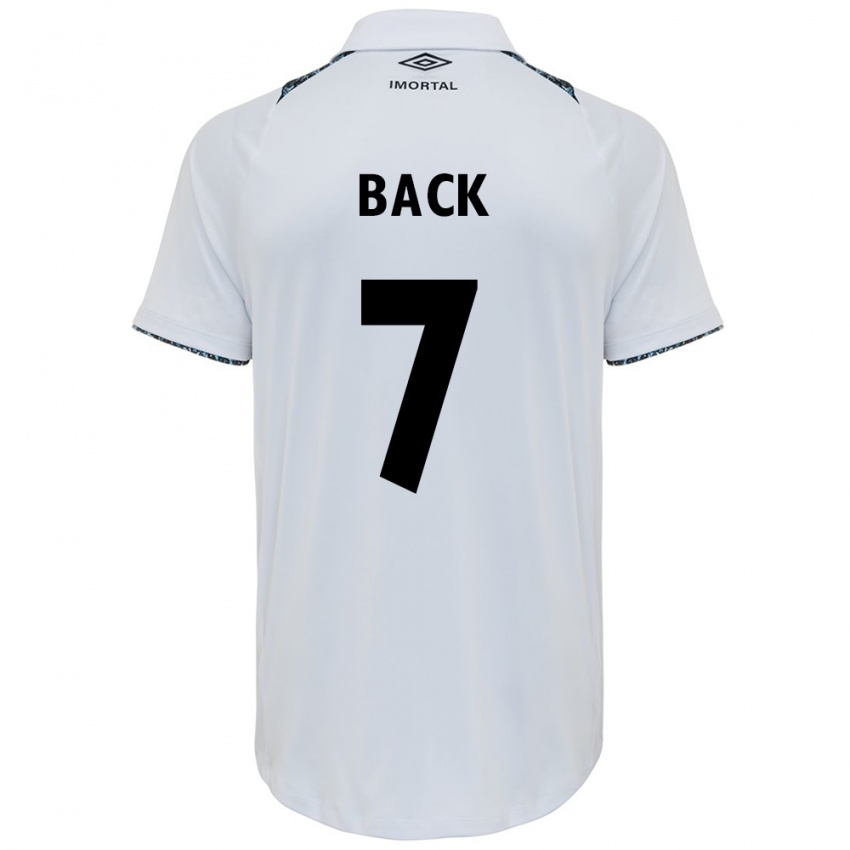 Uomo Maglia Pri Back #7 Bianco Blu Kit Gara Away 2024/25 Maglietta