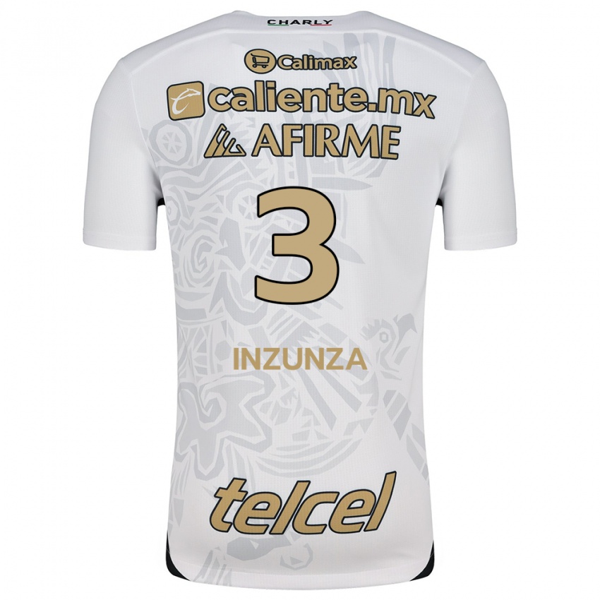 Uomo Maglia Rafael Fernández #3 Bianco Nero Kit Gara Away 2024/25 Maglietta