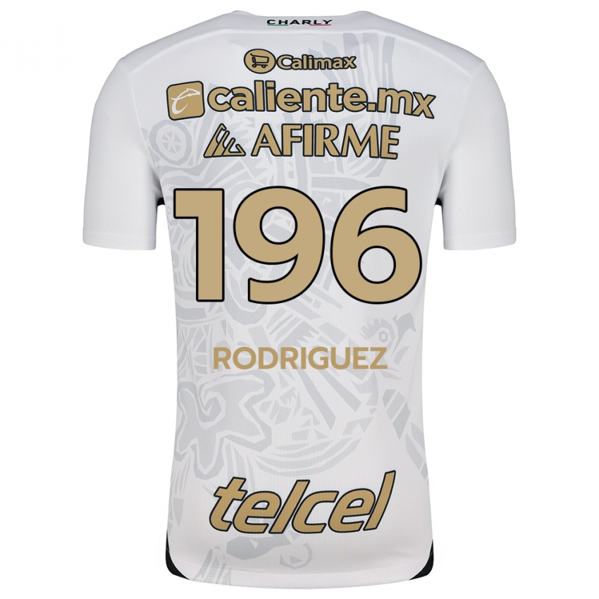 Uomo Maglia Prince Rodríguez #196 Bianco Nero Kit Gara Away 2024/25 Maglietta