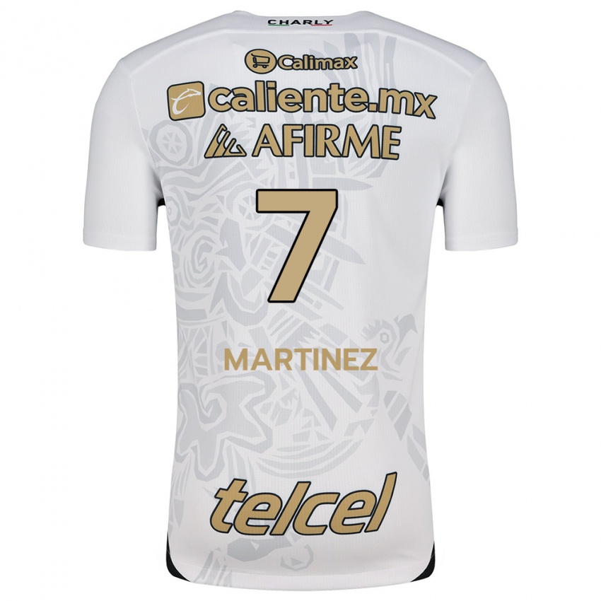 Uomo Maglia Alejandro Martínez #7 Bianco Nero Kit Gara Away 2024/25 Maglietta