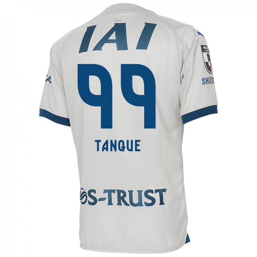 Uomo Maglia Douglas Tanque #99 Bianco Blu Kit Gara Away 2024/25 Maglietta