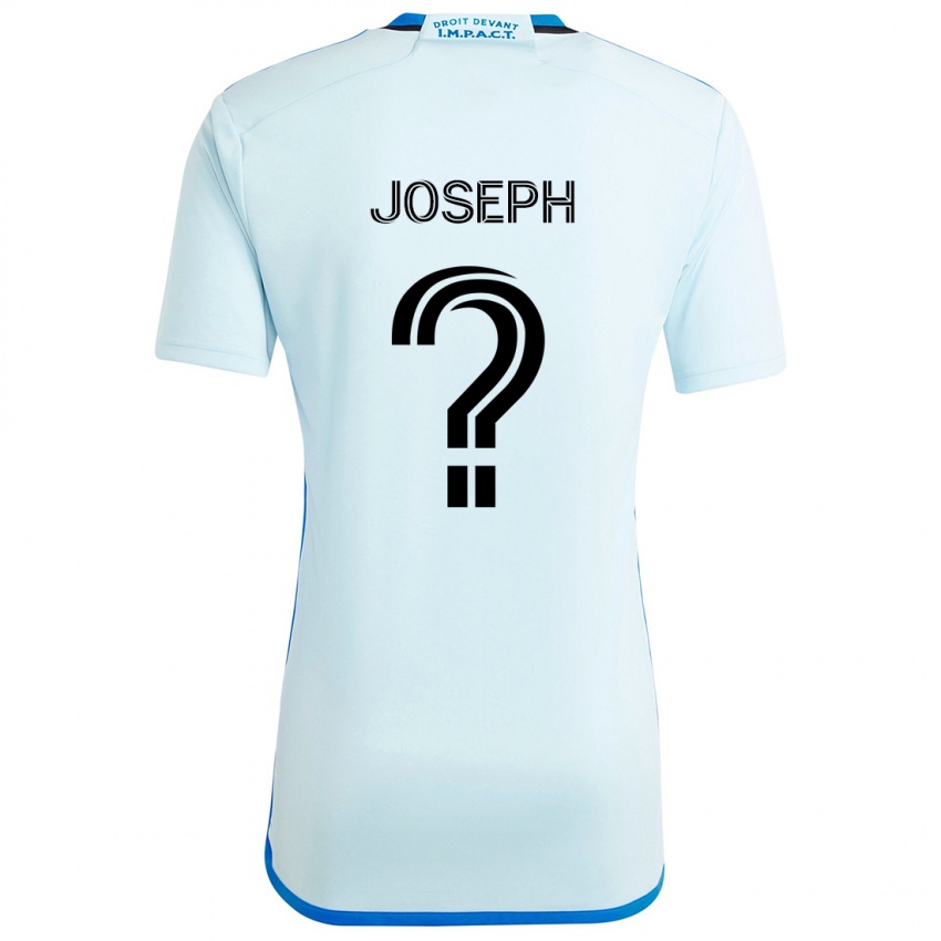 Uomo Maglia Sebastien Joseph #0 Blu Ghiaccio Kit Gara Away 2024/25 Maglietta