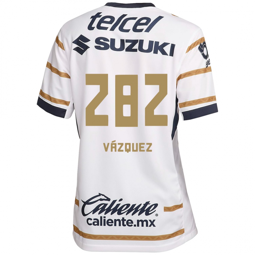 Donna Maglia Austin Vázquez #282 Ossidiana Bianca Kit Gara Home 2024/25 Maglietta