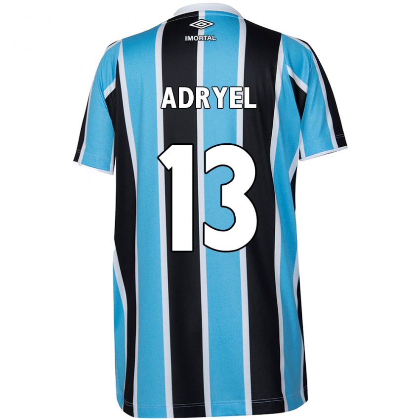 Donna Maglia Adryel #13 Blu Nero Bianco Kit Gara Home 2024/25 Maglietta