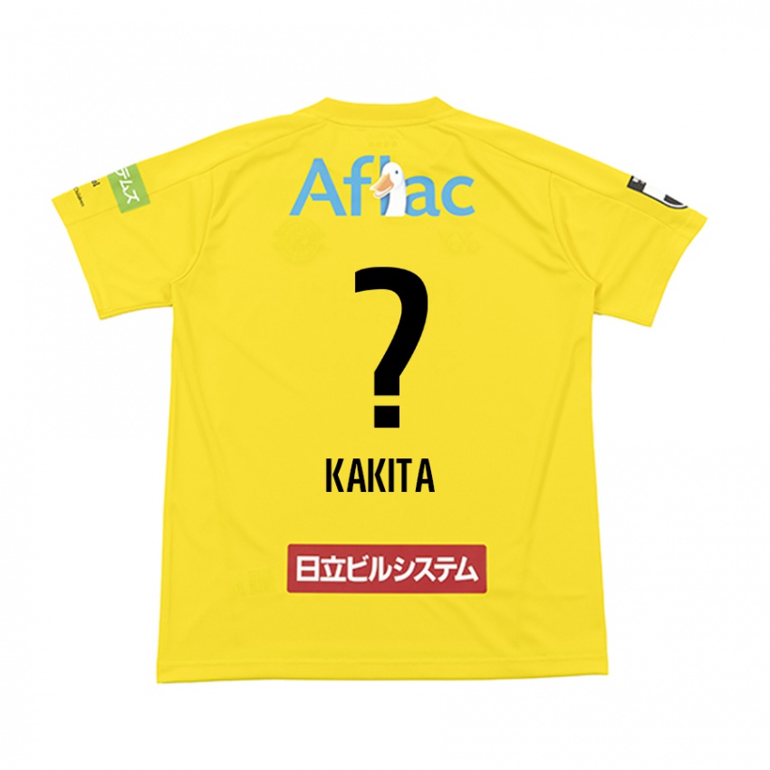 Donna Maglia Yuki Kakita #0 Giallo Nero Kit Gara Home 2024/25 Maglietta