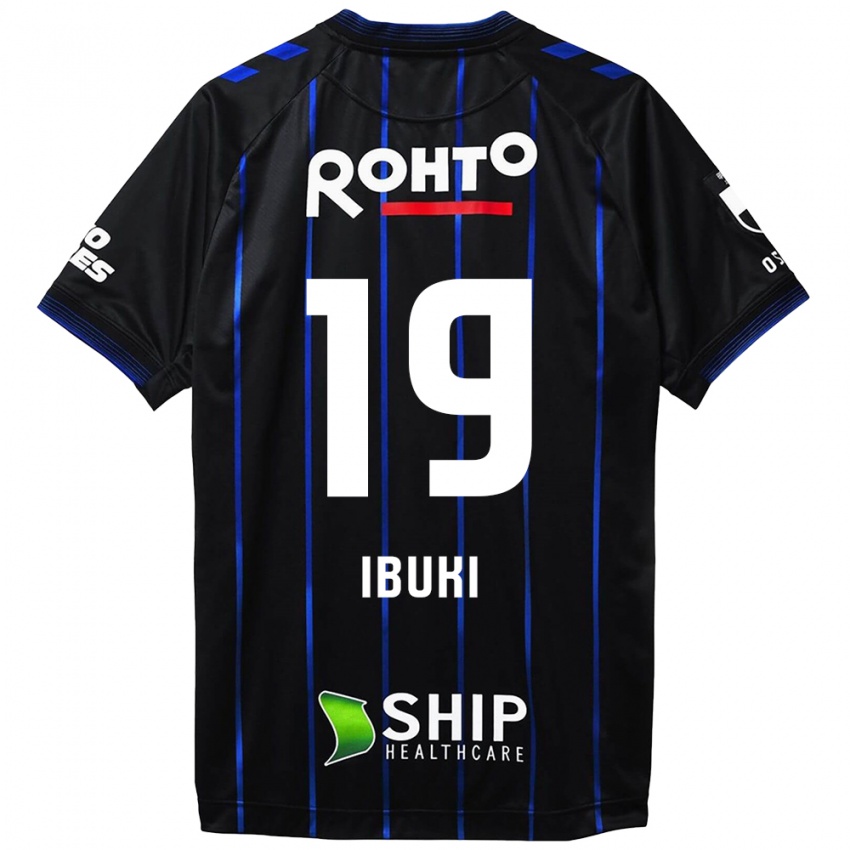 Donna Maglia Ibuki Konno #19 Nero Blu Kit Gara Home 2024/25 Maglietta