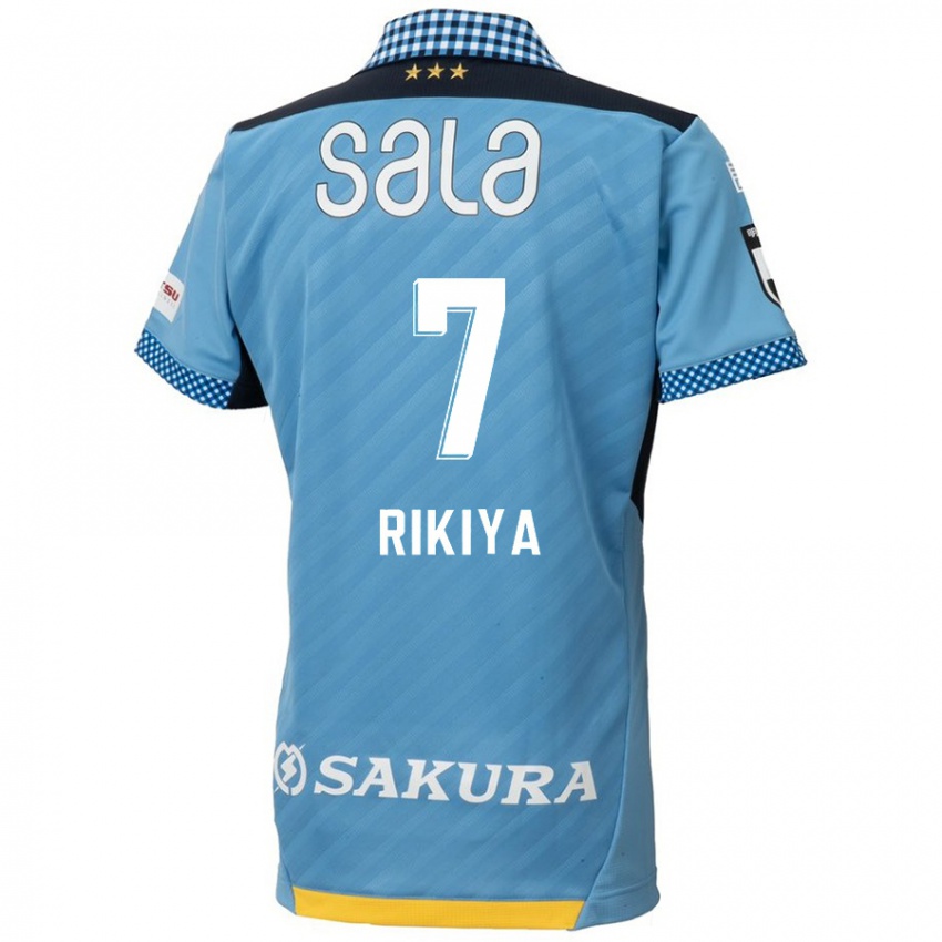 Donna Maglia Rikiya Uehara #7 Blu Nero Kit Gara Home 2024/25 Maglietta