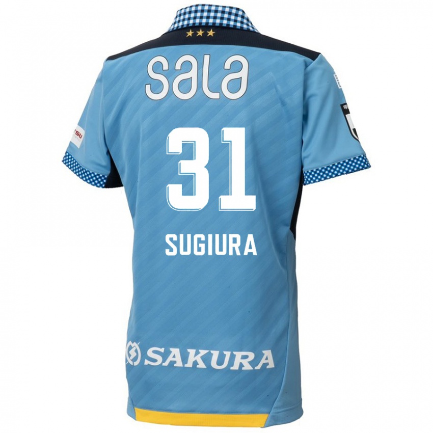 Donna Maglia Rinnosuke Sugiura #31 Blu Nero Kit Gara Home 2024/25 Maglietta