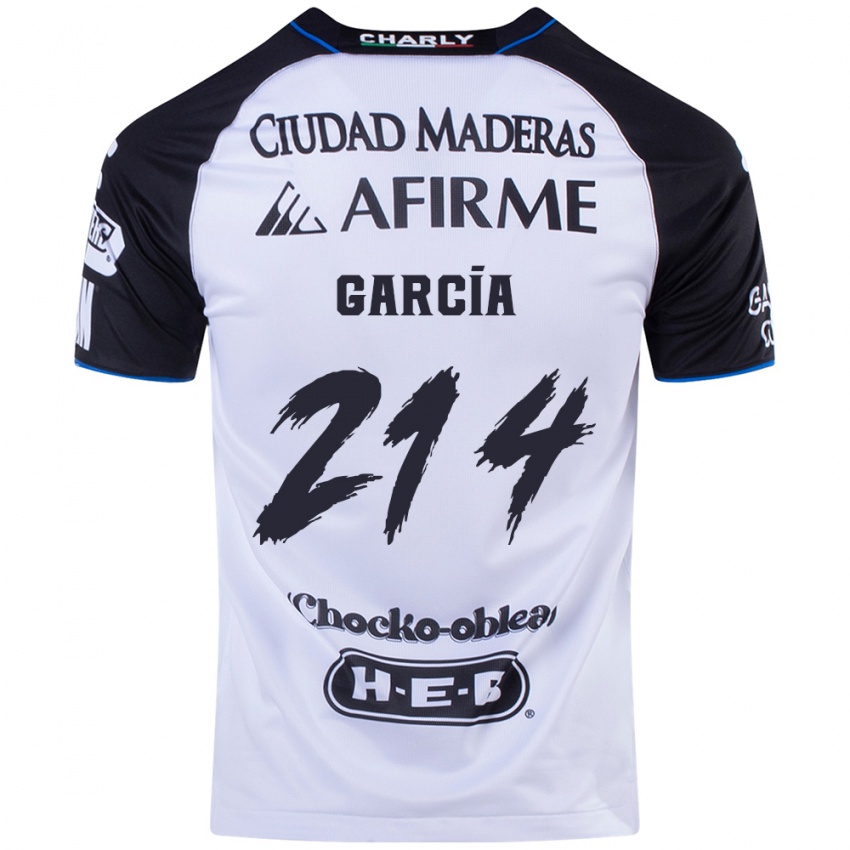 Donna Maglia José García #214 Nero Blu Kit Gara Home 2024/25 Maglietta