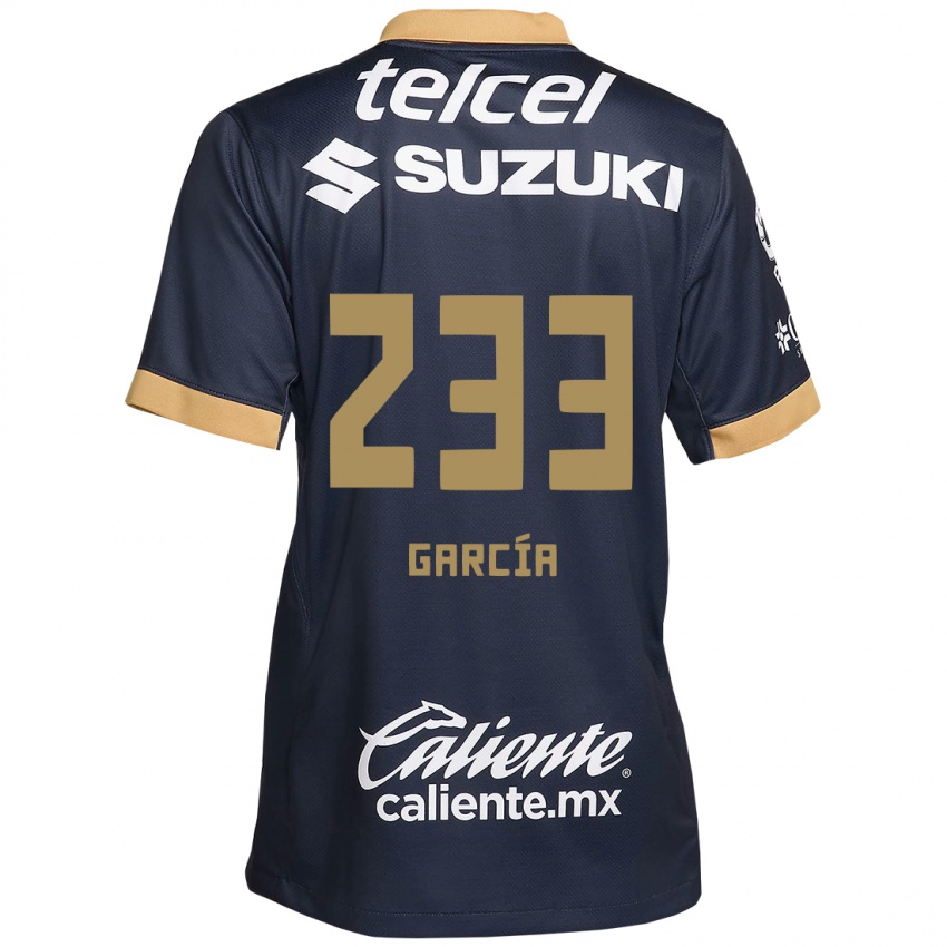 Donna Maglia Carlos García #233 Ossidiana Oro Bianco Kit Gara Away 2024/25 Maglietta