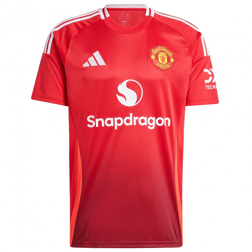 Bambino Maglia Marcus Rashford #10 Rosso Brillante Kit Gara Home 2024/25 Maglietta