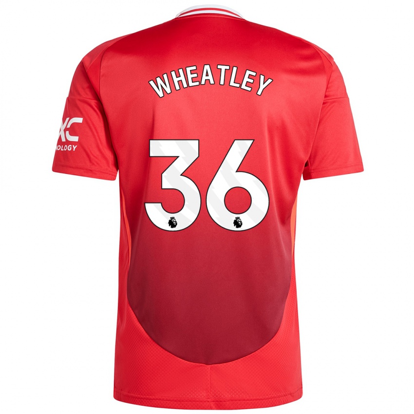 Bambino Maglia Ethan Wheatley #36 Rosso Brillante Kit Gara Home 2024/25 Maglietta