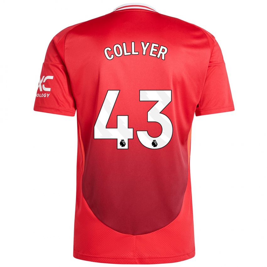 Bambino Maglia Toby Collyer #43 Rosso Brillante Kit Gara Home 2024/25 Maglietta