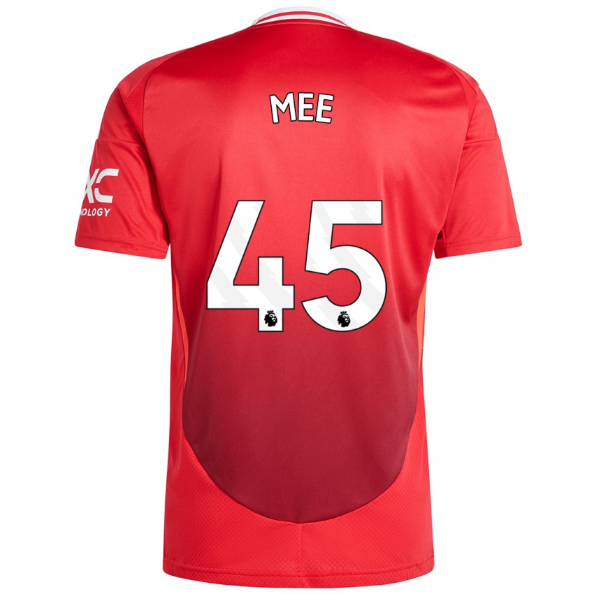 Bambino Maglia Dermot Mee #45 Rosso Brillante Kit Gara Home 2024/25 Maglietta