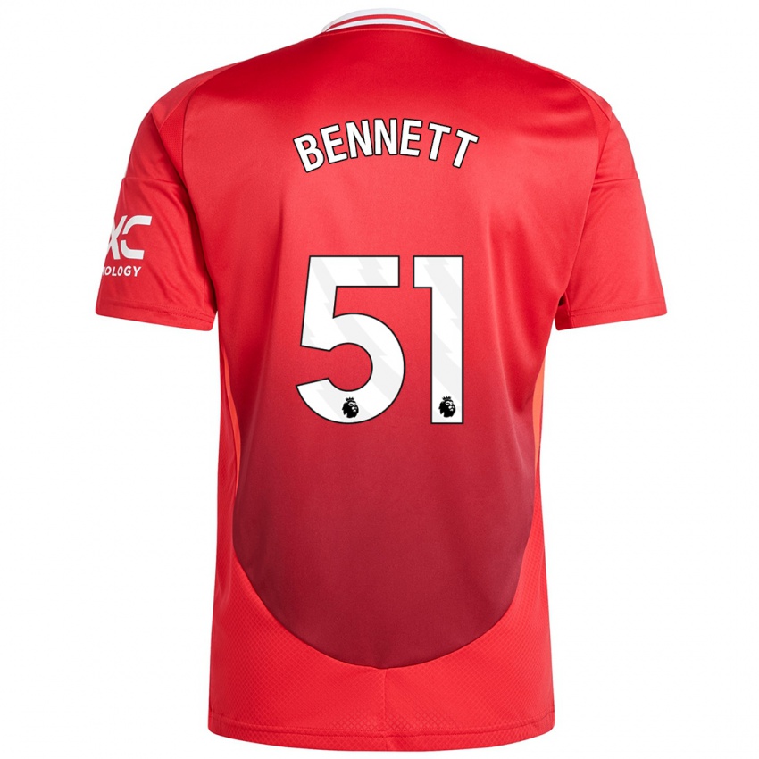 Bambino Maglia Rhys Bennett #51 Rosso Brillante Kit Gara Home 2024/25 Maglietta