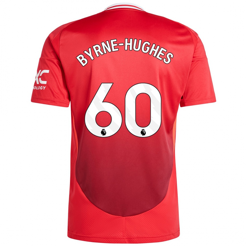 Bambino Maglia Cameron Byrne-Hughes #60 Rosso Brillante Kit Gara Home 2024/25 Maglietta