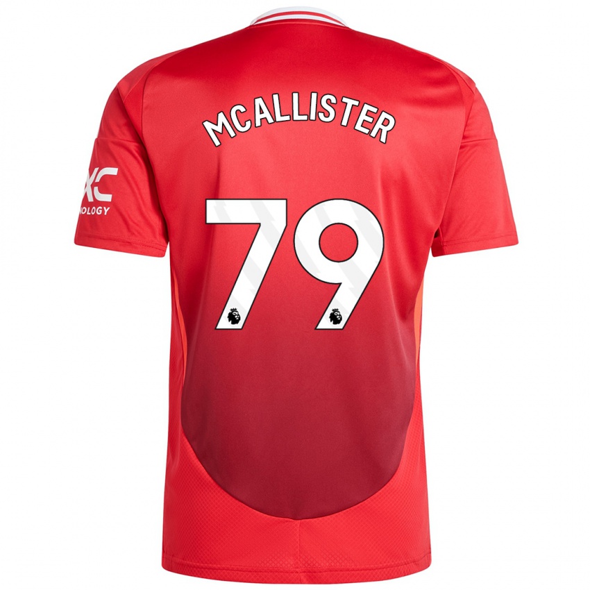 Bambino Maglia Finley Mcallister #79 Rosso Brillante Kit Gara Home 2024/25 Maglietta