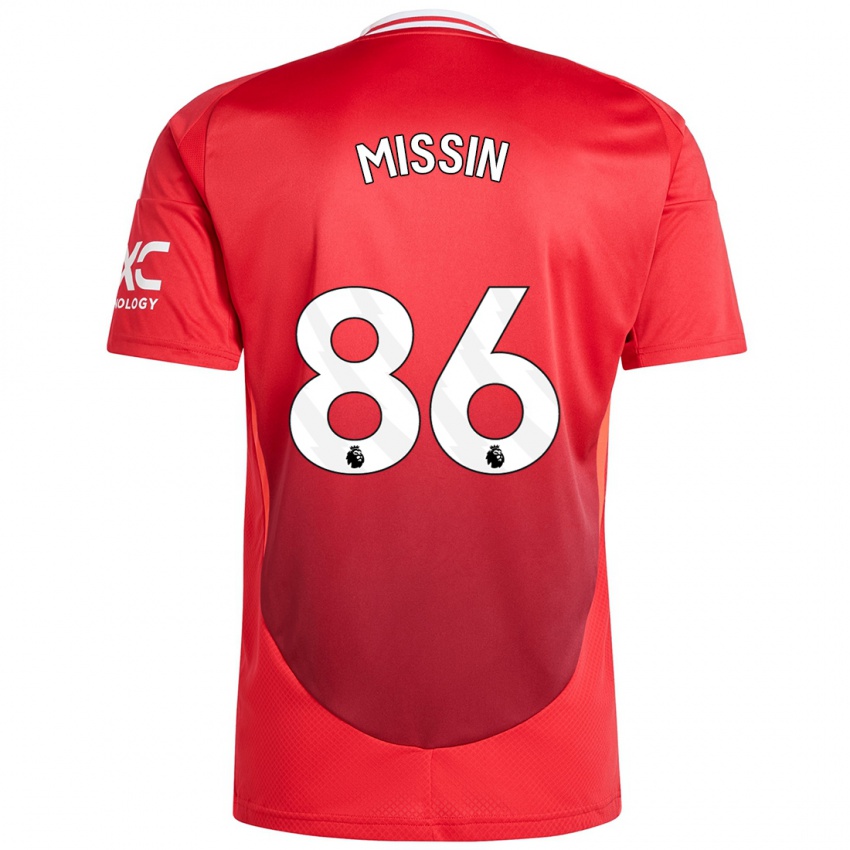 Bambino Maglia Ashton Missin #86 Rosso Brillante Kit Gara Home 2024/25 Maglietta