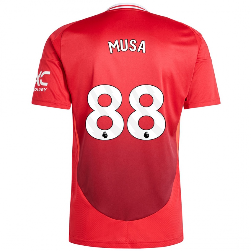 Bambino Maglia Victor Musa #88 Rosso Brillante Kit Gara Home 2024/25 Maglietta