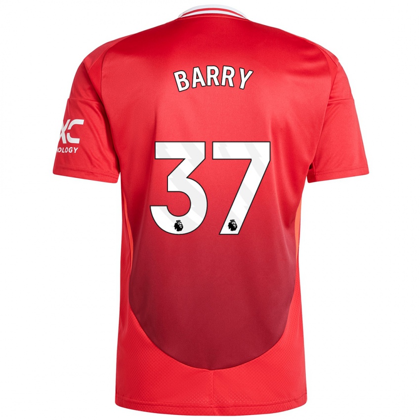 Bambino Maglia Keira Barry #37 Rosso Brillante Kit Gara Home 2024/25 Maglietta