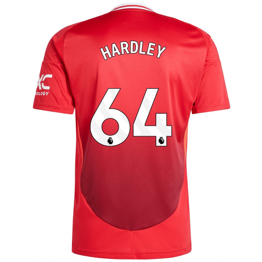 Bambino Maglia Bjorn Hardley #64 Rosso Brillante Kit Gara Home 2024/25 Maglietta