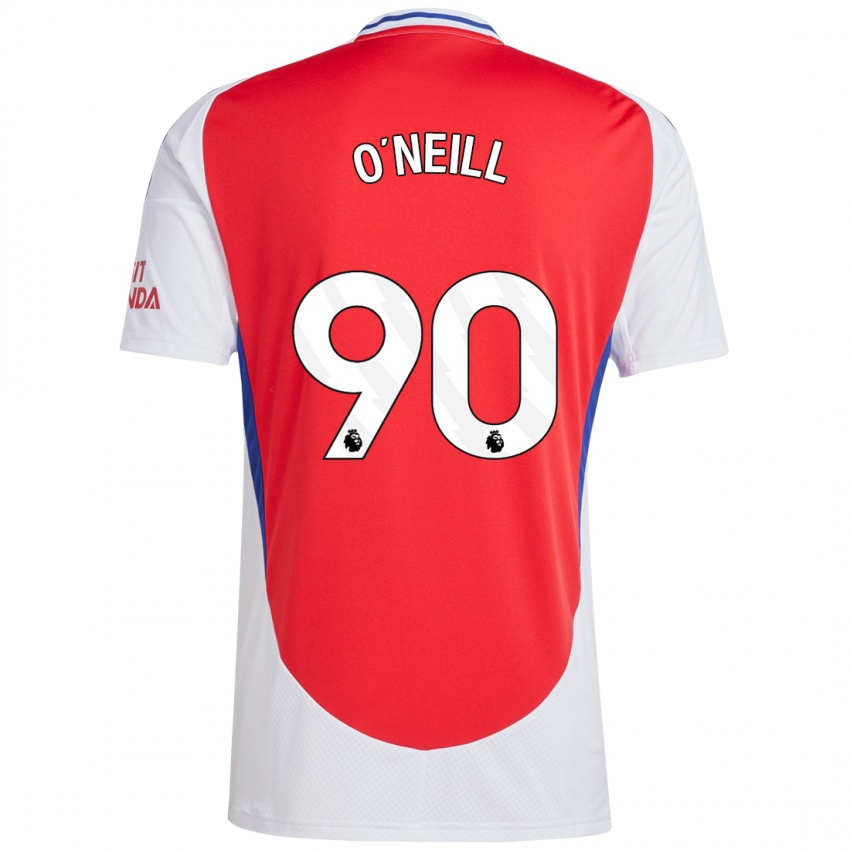 Bambino Maglia Ceadach O'neill #90 Rosso Bianco Kit Gara Home 2024/25 Maglietta