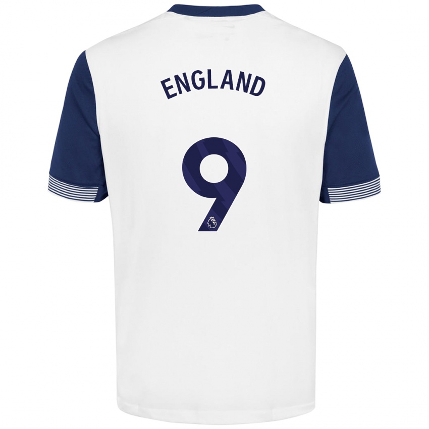 Bambino Maglia Bethany England #9 Bianco Blu Kit Gara Home 2024/25 Maglietta