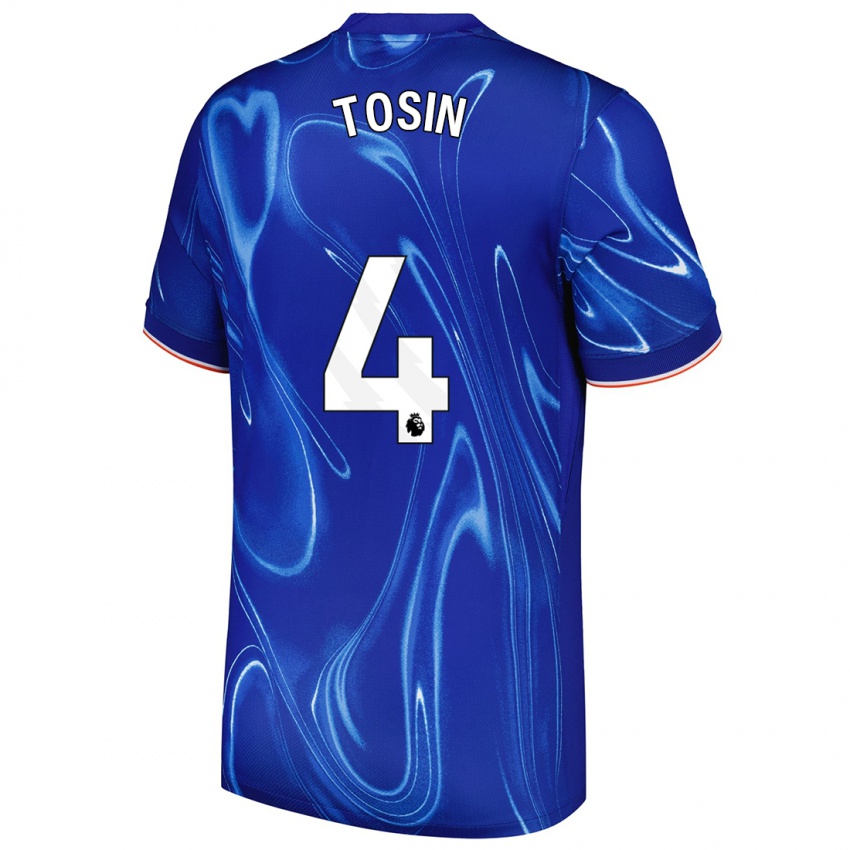 Bambino Maglia Tosin Adarabioyo #4 Blu Bianco Kit Gara Home 2024/25 Maglietta