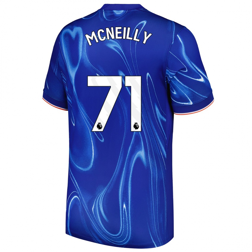 Bambino Maglia Donnell Mcneilly #71 Blu Bianco Kit Gara Home 2024/25 Maglietta