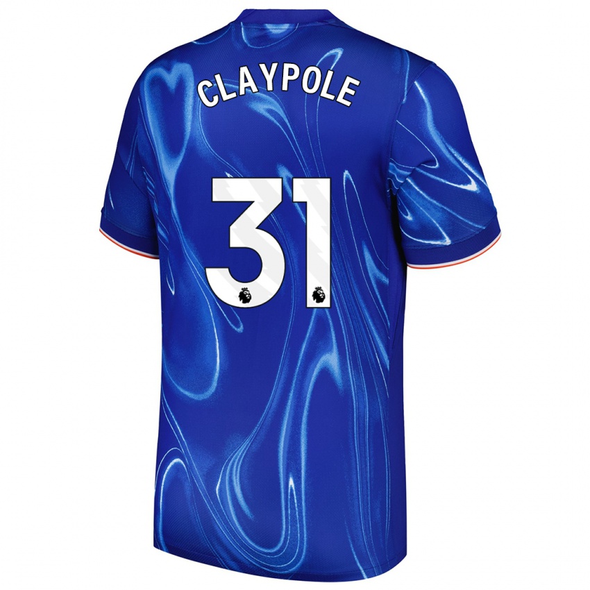 Bambino Maglia Aimee Claypole #31 Blu Bianco Kit Gara Home 2024/25 Maglietta