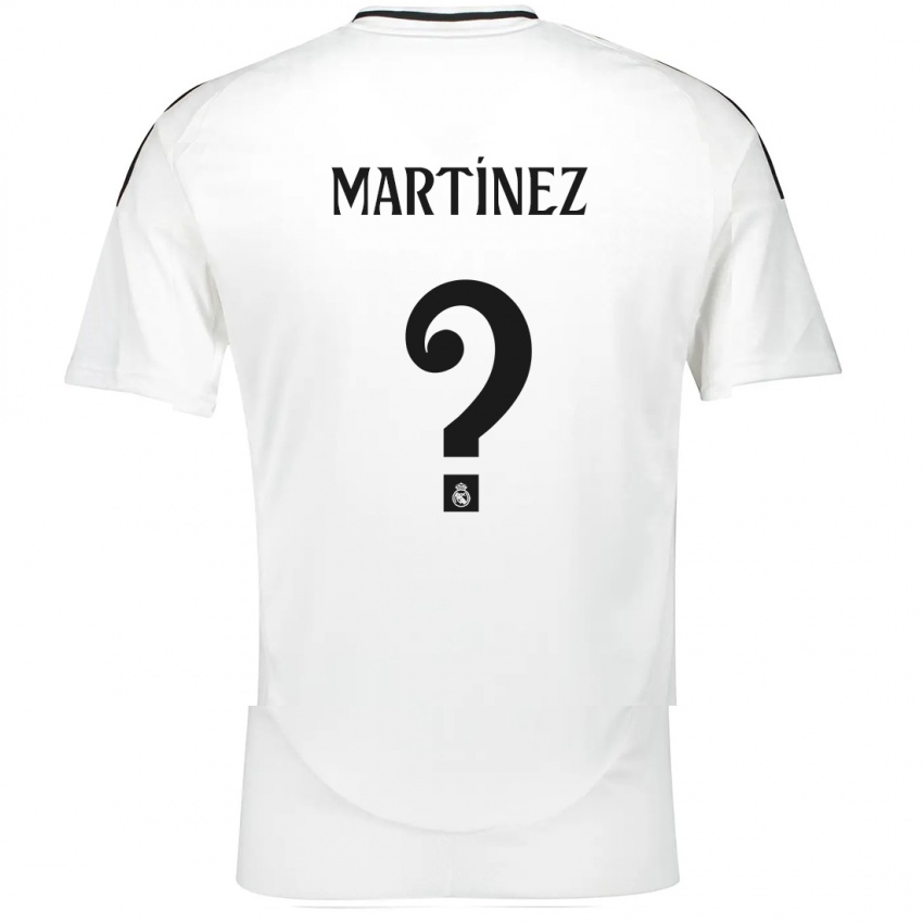 Bambino Maglia Antonio Martínez #0 Bianco Kit Gara Home 2024/25 Maglietta