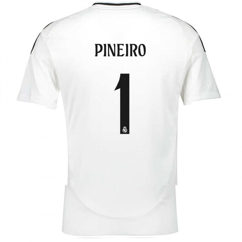 Bambino Maglia Diego Pineiro #1 Bianco Kit Gara Home 2024/25 Maglietta