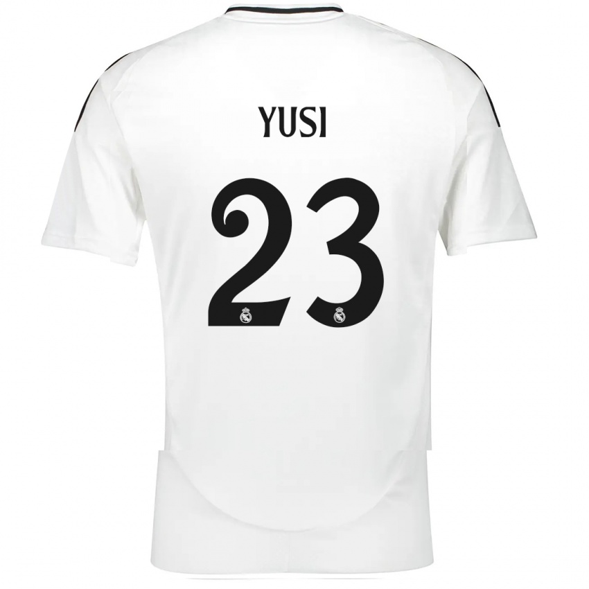 Bambino Maglia Yusi #23 Bianco Kit Gara Home 2024/25 Maglietta