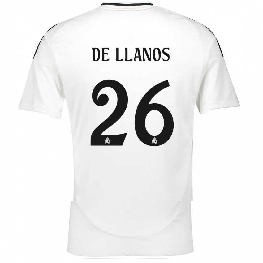 Bambino Maglia Hugo De Llanos #26 Bianco Kit Gara Home 2024/25 Maglietta