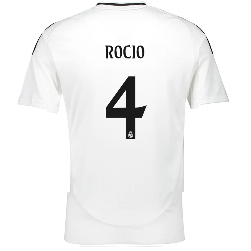 Bambino Maglia Rocio Galvez #4 Bianco Kit Gara Home 2024/25 Maglietta