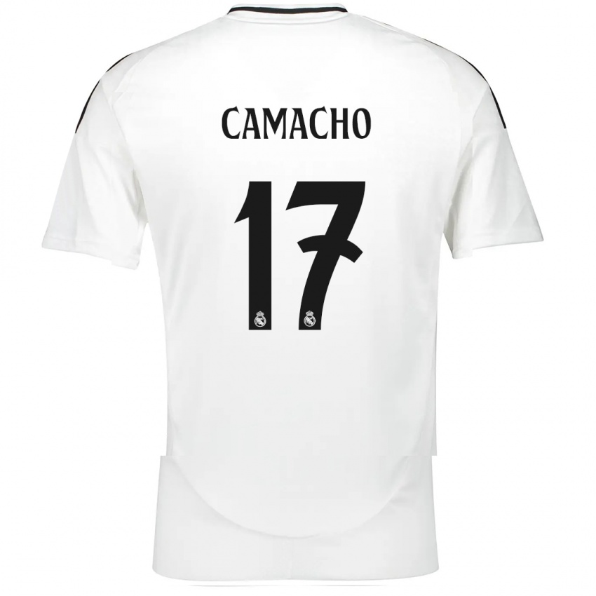 Bambino Maglia Carla Camacho #17 Bianco Kit Gara Home 2024/25 Maglietta