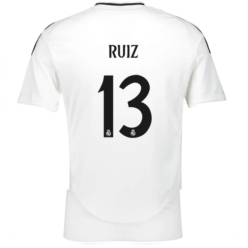 Bambino Maglia Guillermo Ruiz #13 Bianco Kit Gara Home 2024/25 Maglietta