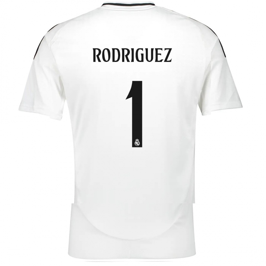 Bambino Maglia Misa Rodriguez #1 Bianco Kit Gara Home 2024/25 Maglietta