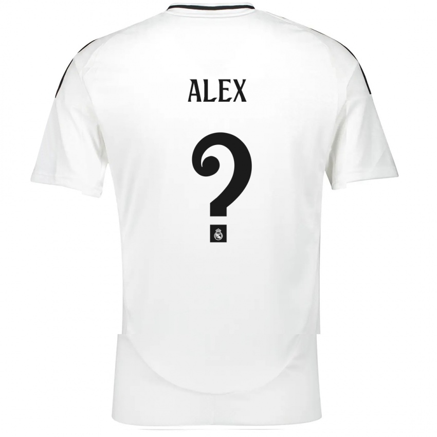 Bambino Maglia Alex Sanchez #0 Bianco Kit Gara Home 2024/25 Maglietta